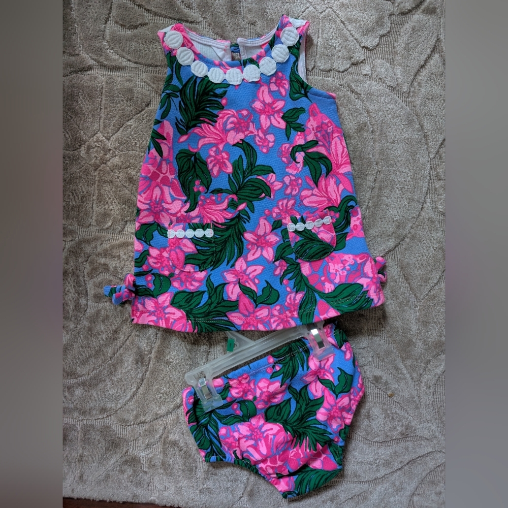 Lilly Pulitzer Baby Shift Dress with Bloomers